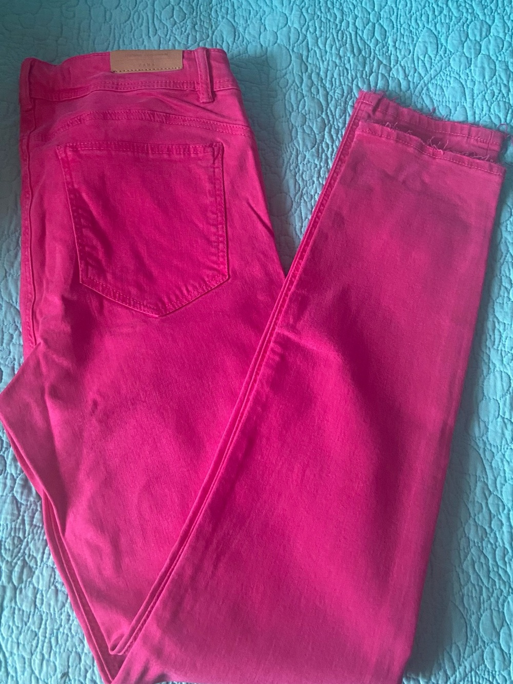 Zara Push Up Jeans in Bright Pink - Picture 4 of 9